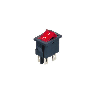FL3-KCD1-104N-4/12V Διακόπτης rocker φωτιζόμενος 12V ON-OFF (A)